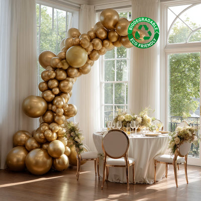 Gold Latex Balloon Arch Kit