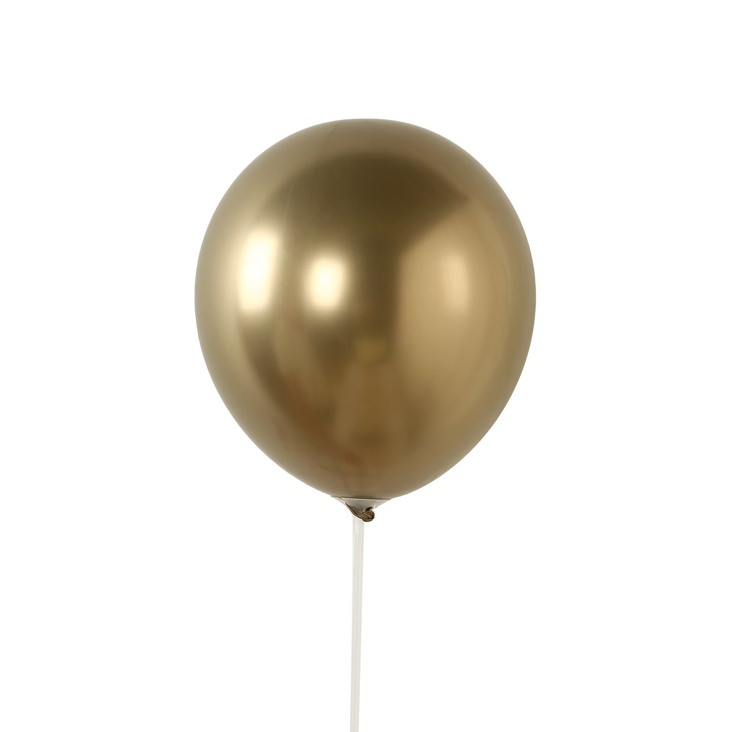 50 Pack Chrome Champagne Biodegradable Latex Balloons 12", Thick Eco Friendly Metallic Party Balloons