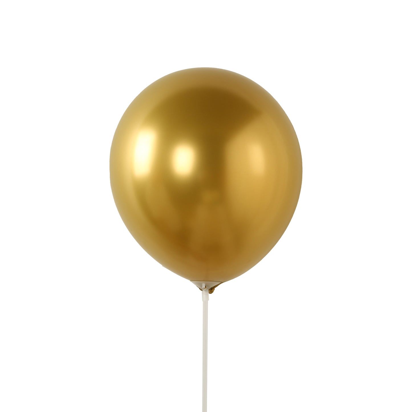 50 Pack Chrome Gold Biodegradable Latex Balloons 12", Thick Eco Friendly Metallic Party Balloons