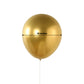 Chrome gold biodegradable latex balloon, 18 inches, eco-friendly metallic party decoration.