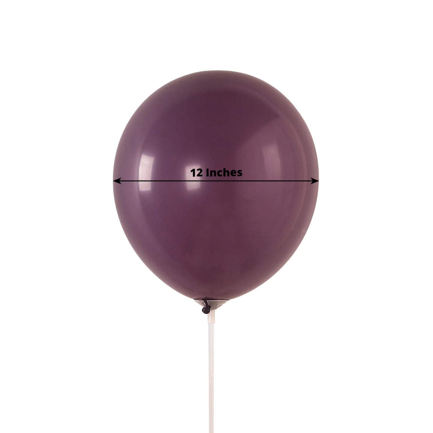 50 Pack Matte Pastel Violet Amethyst Biodegradable Balloons 12", Round Eco-friendly Thick Latex Party Balloons