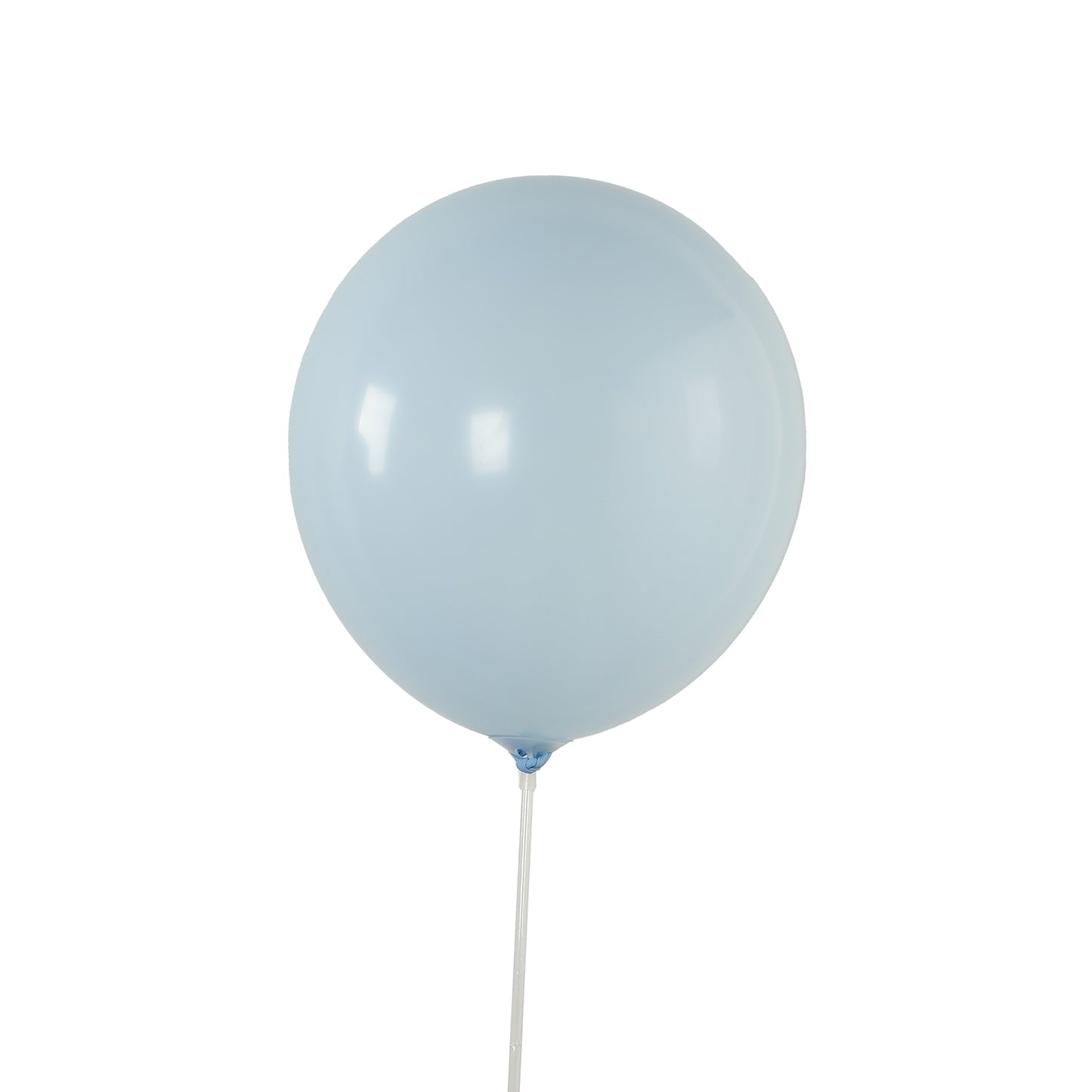 50 Pack Matte Pastel Ice Blue Biodegradable Balloons 12", Round Eco-friendly Thick Latex Party Balloons