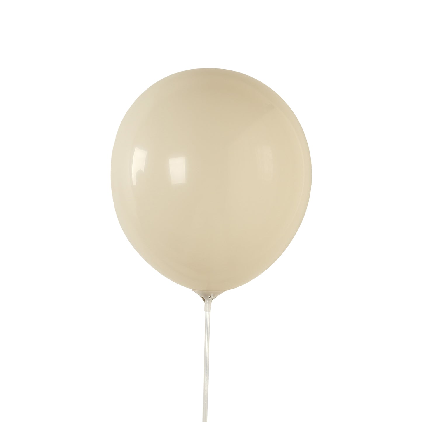 50 Pack Matte Pastel Beige Biodegradable Balloons 12", Round Eco-friendly Thick Latex Party Balloons