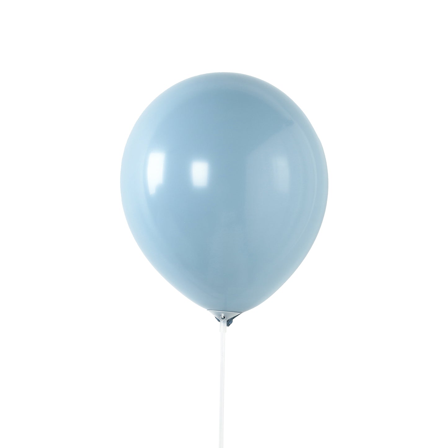 50 Pack Matte Pastel Dusty Blue Biodegradable Balloons 12", Round Eco-friendly Thick Latex Party Balloons