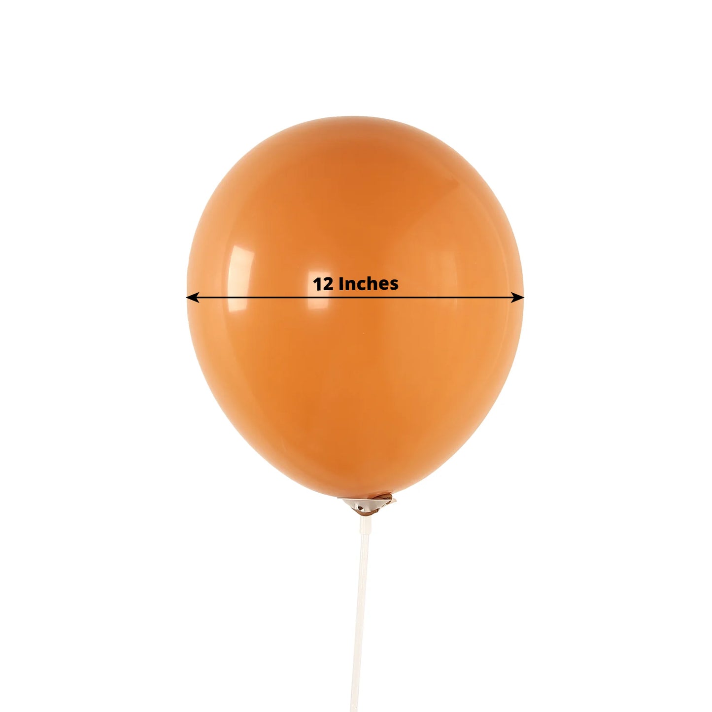 50 Pack Matte Pastel Caramel Biodegradable Balloons 12", Round Eco-friendly Thick Latex Party Balloons