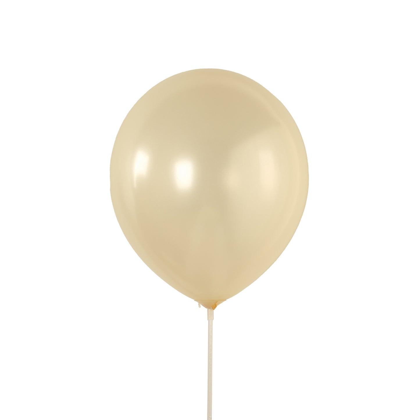 50 Pack Matte Pastel Cream Biodegradable Balloons 12", Round Eco-friendly Thick Latex Party Balloons