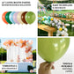50 Pack Matte Pastel Biodegradable Balloons 12", Round Eco-friendly Thick Latex Party Balloons