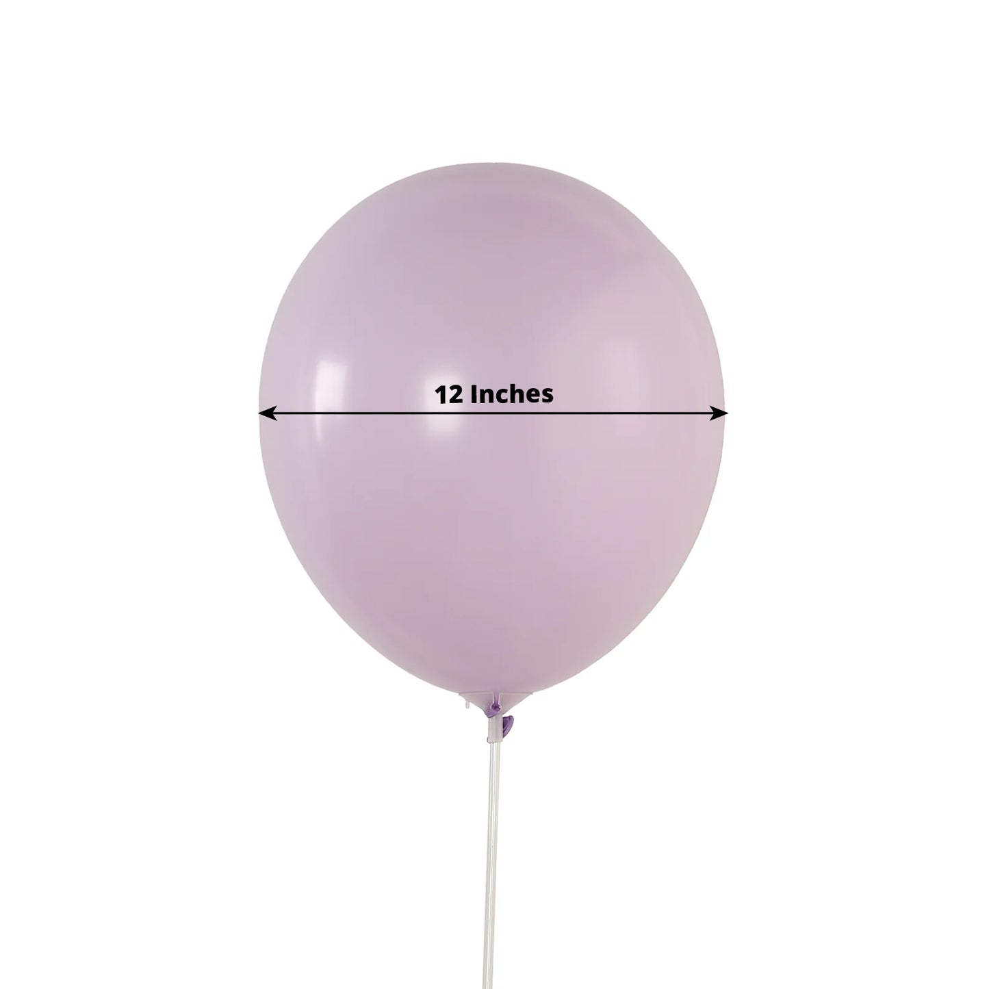 50 Pack Matte Pastel Purple Biodegradable Balloons 12", Round Eco-friendly Thick Latex Party Balloons