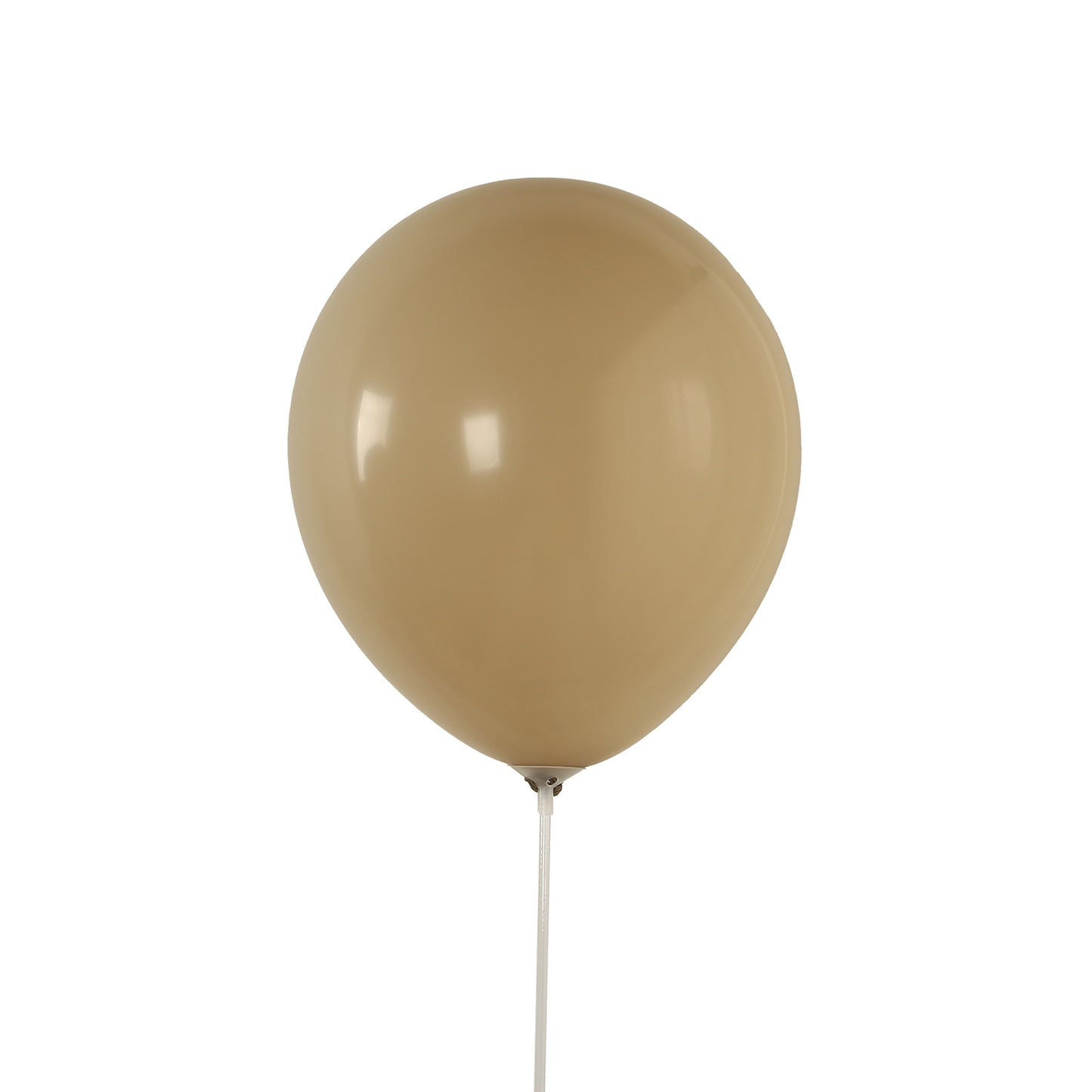 50 Pack Matte Pastel Taupe Biodegradable Balloons 12", Round Eco-friendly Thick Latex Party Balloons