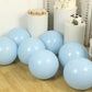 10 Pack Matte Pastel Ice Blue Biodegradable Balloons 18", Round Eco-friendly Thick Latex Party Balloons