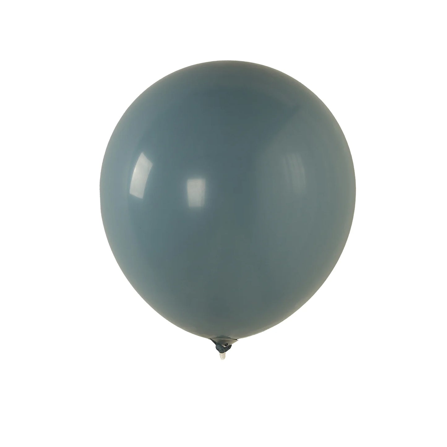 10 Pack Matte Pastel Dusty Blue Biodegradable Balloons 18", Round Eco-friendly Thick Latex Party Balloons