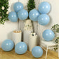 10 Pack Matte Pastel Dusty Blue Biodegradable Balloons 18", Round Eco-friendly Thick Latex Party Balloons