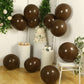 10 Pack Matte Pastel Cinnamon Brown Biodegradable Balloons 18", Round Eco-friendly Thick Latex Party Balloons