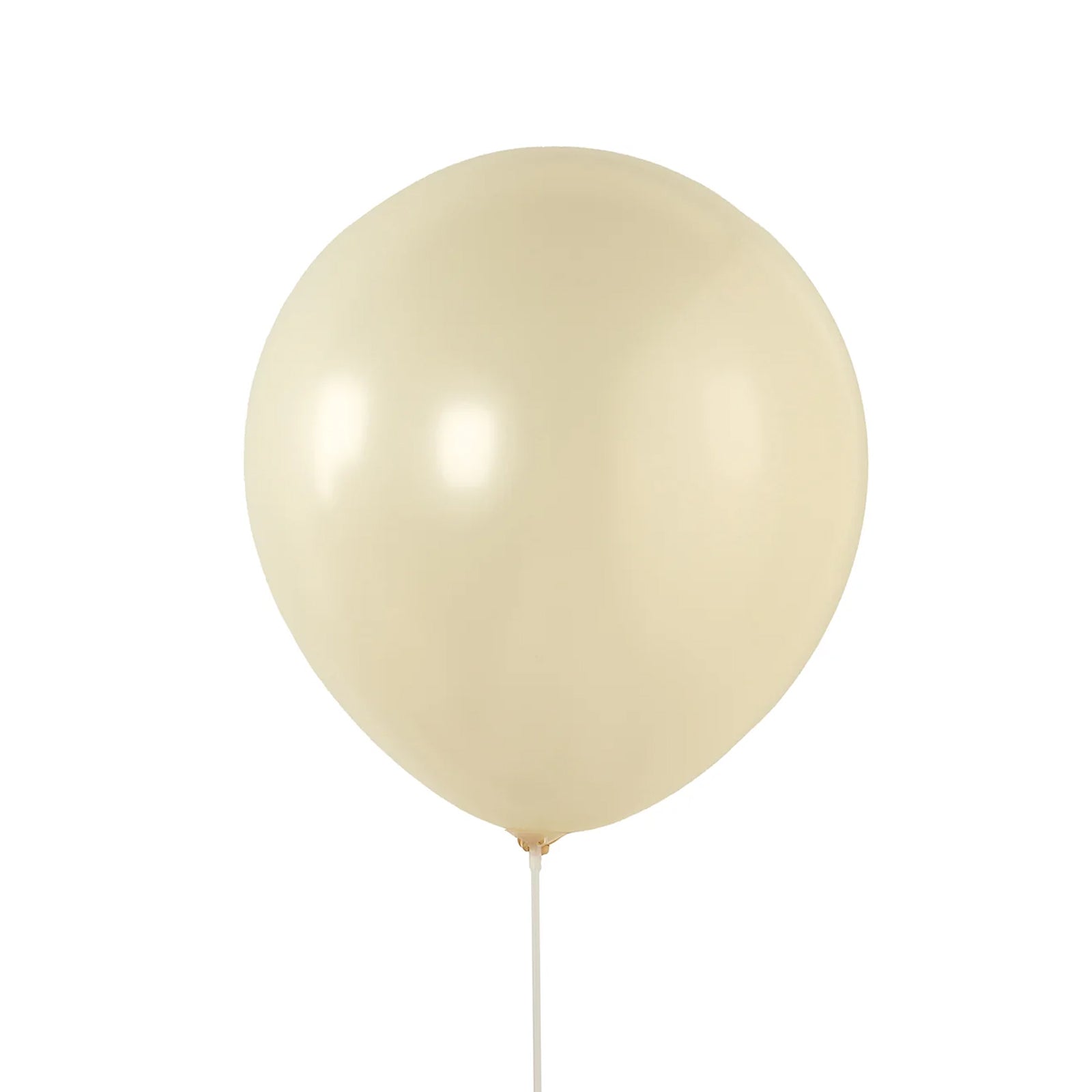 Matte pastel cream biodegradable balloon, 18 inches, eco-friendly party decoration.