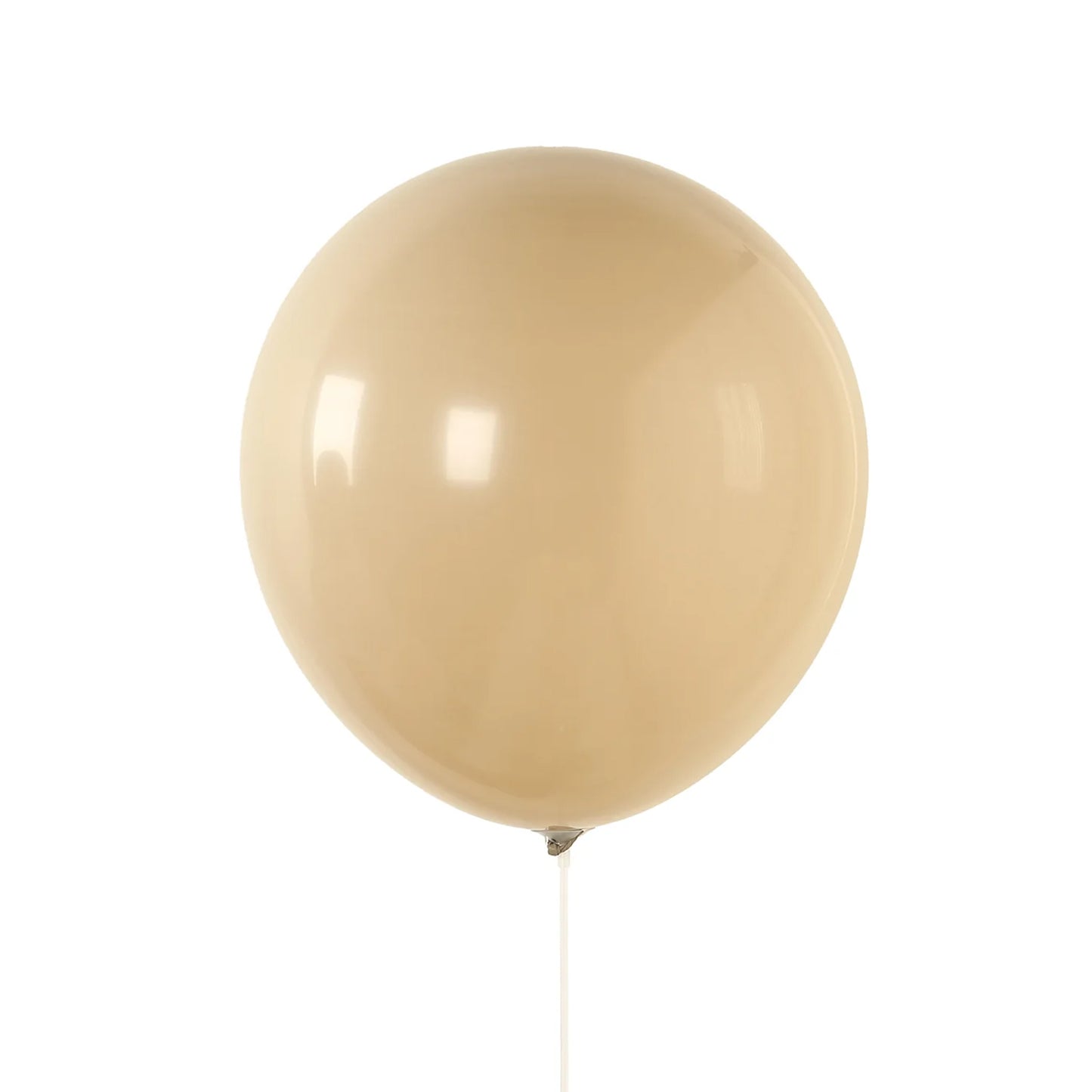 Matte pastel taupe biodegradable balloon, 18 inches, eco-friendly party decoration.