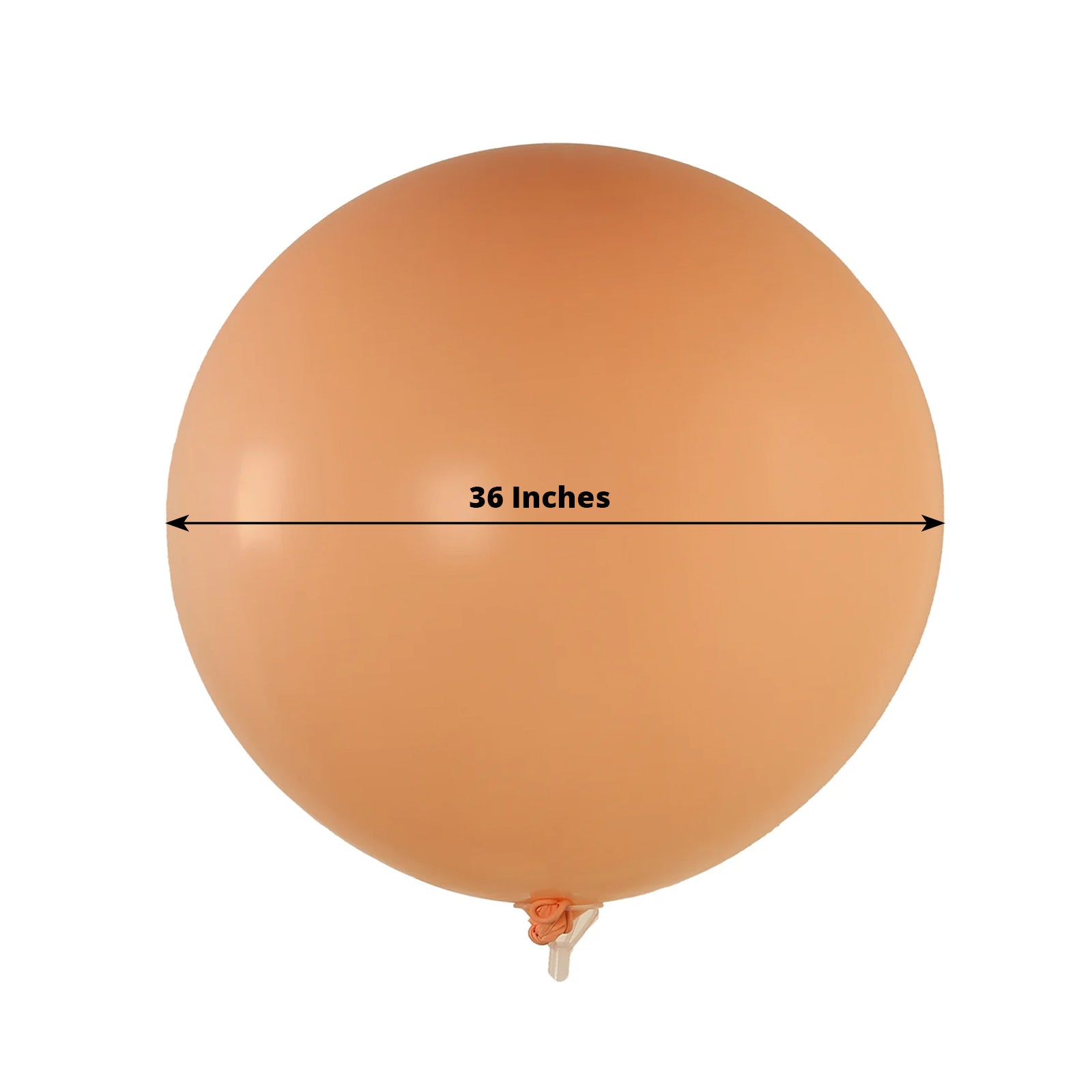Large matte pastel blush biodegradable balloon, 36 inches, eco-friendly.