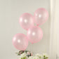 Blush biodegradable balloons, 12" eco-friendly party decorations.