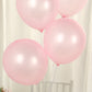 Blush biodegradable balloons in a pack of 50, perfect for eco-friendly celebrations.