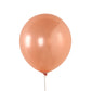 Rose gold biodegradable helium balloon, 12" thickened eco-friendly design.