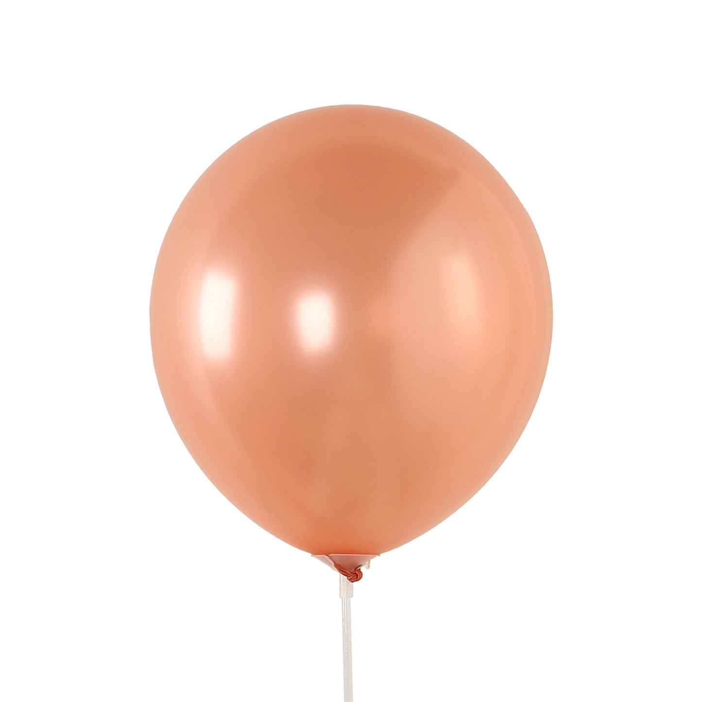 Rose gold biodegradable helium balloon, 12" thickened eco-friendly design.