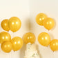 50 Pack Gold Biodegradable Balloons, 12" Thickened Extra Strong Eco-friendly Latex Helium Party Balloons