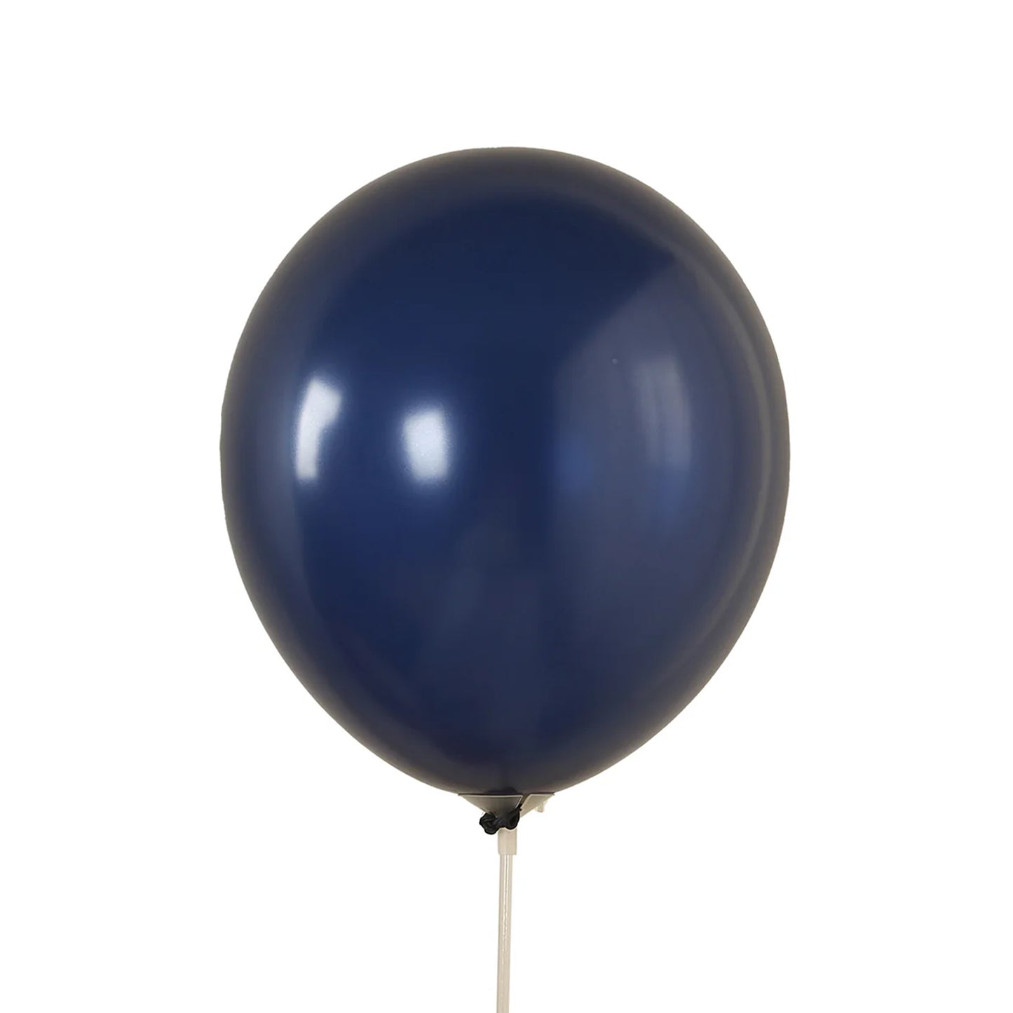 Navy blue biodegradable latex helium balloon, 12" thickened, eco-friendly.