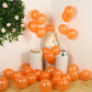 Orange biodegradable balloons for eco-friendly celebrations.