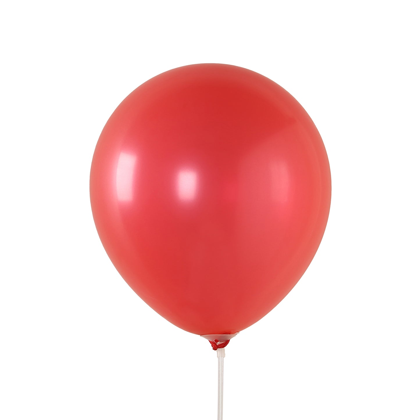 Red biodegradable latex balloon for eco-friendly party decorations.