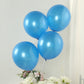 Royal blue biodegradable balloons, 12" thickened, eco-friendly latex.