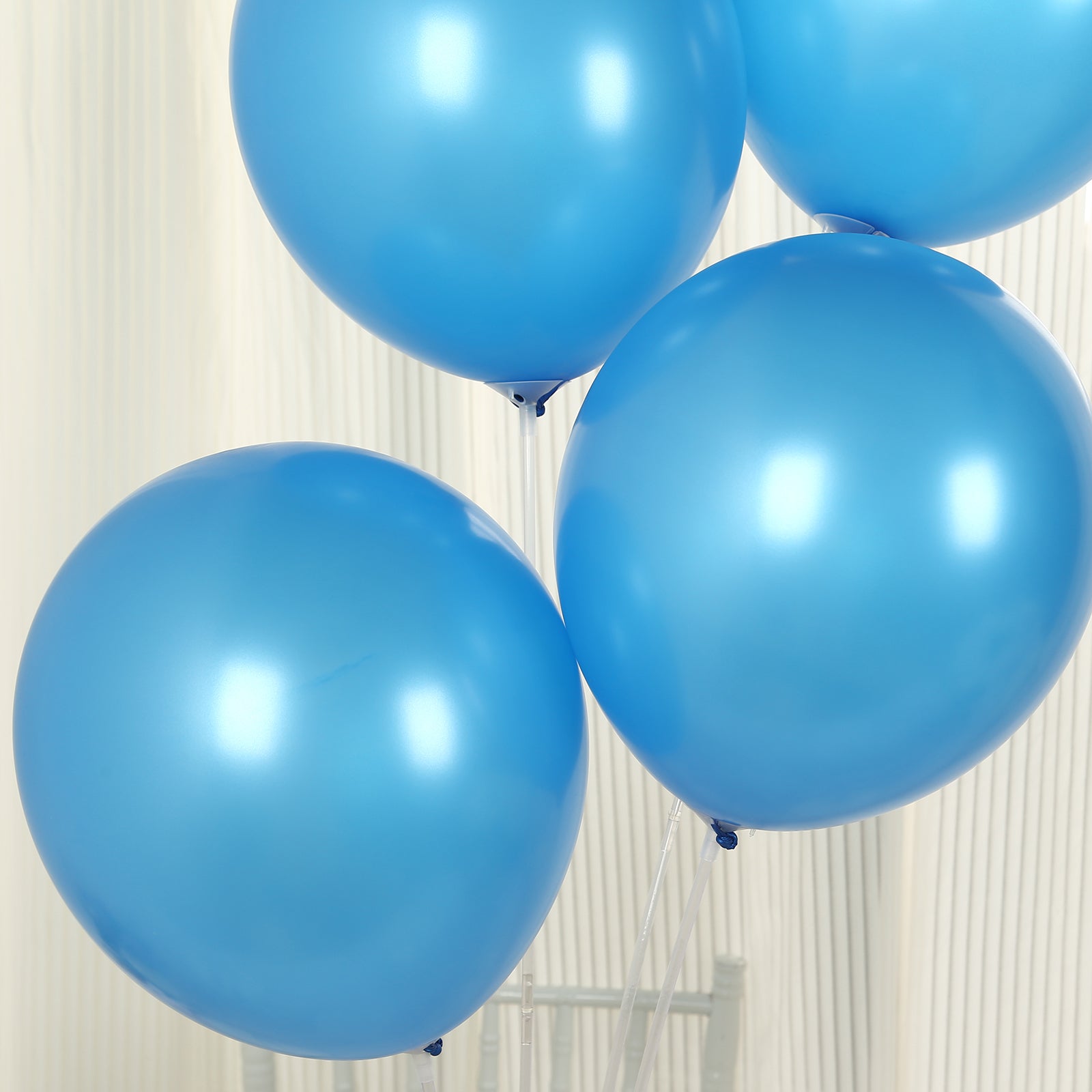Royal blue biodegradable balloons for eco-friendly celebrations.