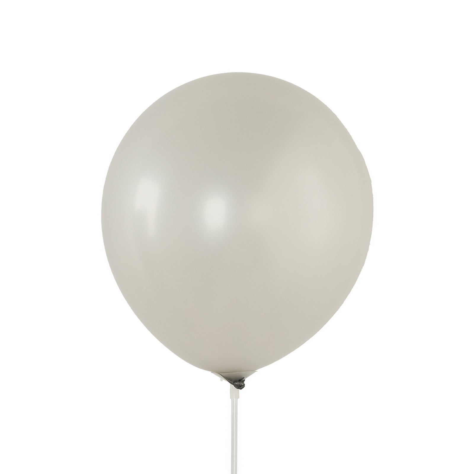 Silver biodegradable balloon, 12" thickened eco-friendly latex.