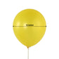 Yellow biodegradable balloon, 12 inches, eco-friendly latex for parties.