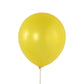 Yellow biodegradable balloon, 12" thickened eco-friendly latex, perfect for parties.