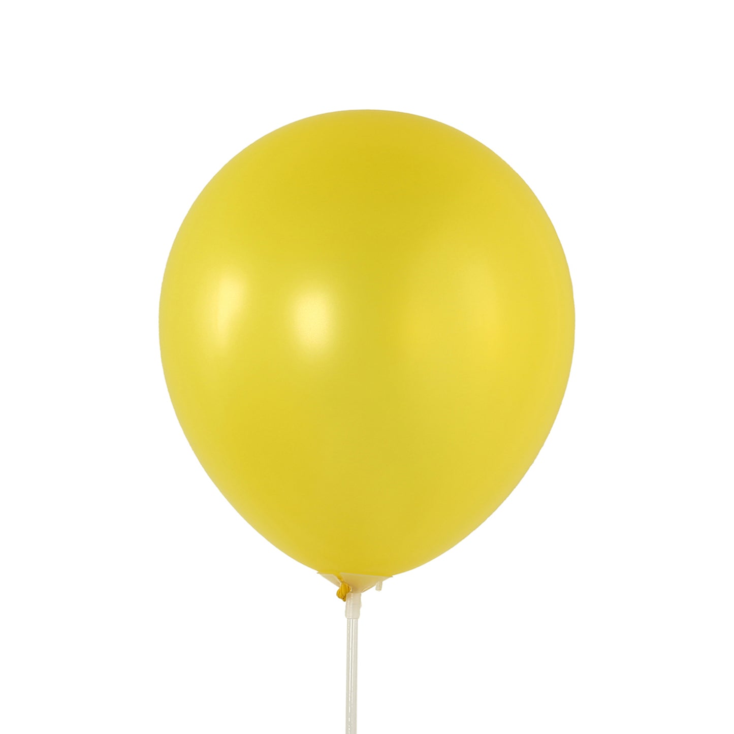Yellow biodegradable balloon, 12" thickened eco-friendly latex, perfect for parties.