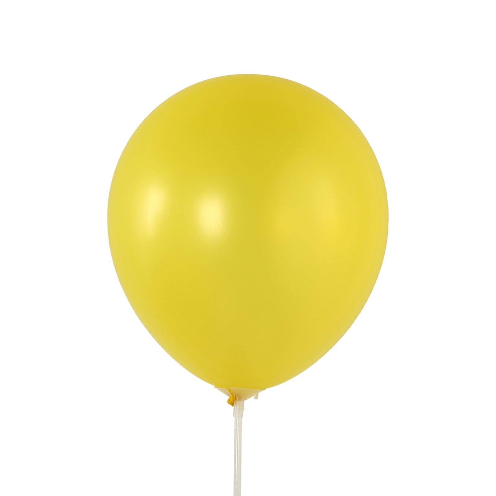 Yellow biodegradable balloon, 12" thickened eco-friendly latex, perfect for parties.