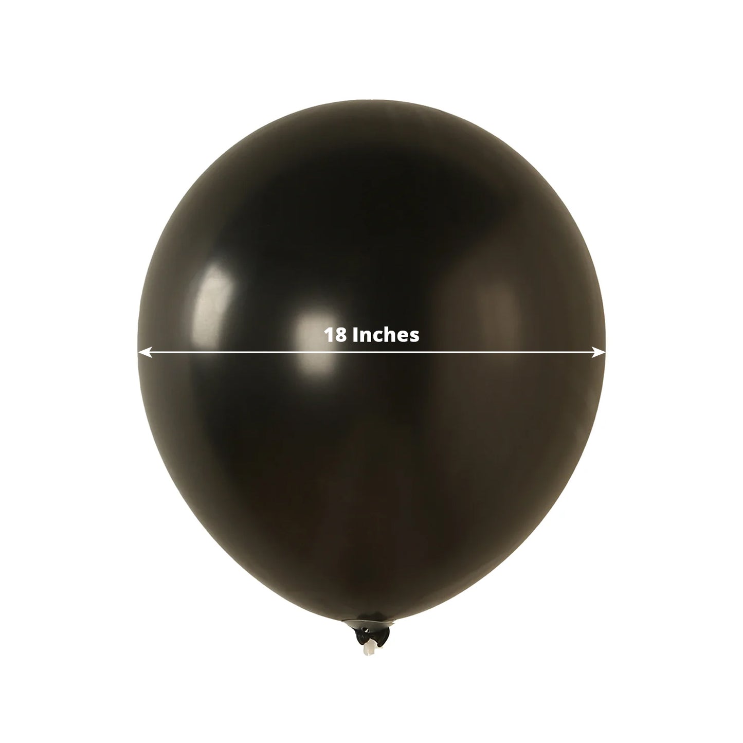 10 Pack Black Biodegradable Balloons, Eco-friendly Thickened Extra Strong Latex Helium Party Balloons - 18"