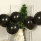 10 Pack Black Biodegradable Balloons, Eco-friendly Thickened Extra Strong Latex Helium Party Balloons - 18"