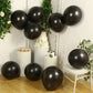 10 Pack Black Biodegradable Balloons, Eco-friendly Thickened Extra Strong Latex Helium Party Balloons - 18"
