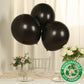 10 Pack Black Biodegradable Balloons, Eco-friendly Thickened Extra Strong Latex Helium Party Balloons - 18"