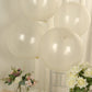 10 Pack Clear Biodegradable Balloons, Eco-friendly Thickened Extra Strong Latex Helium Party Balloons - 18"