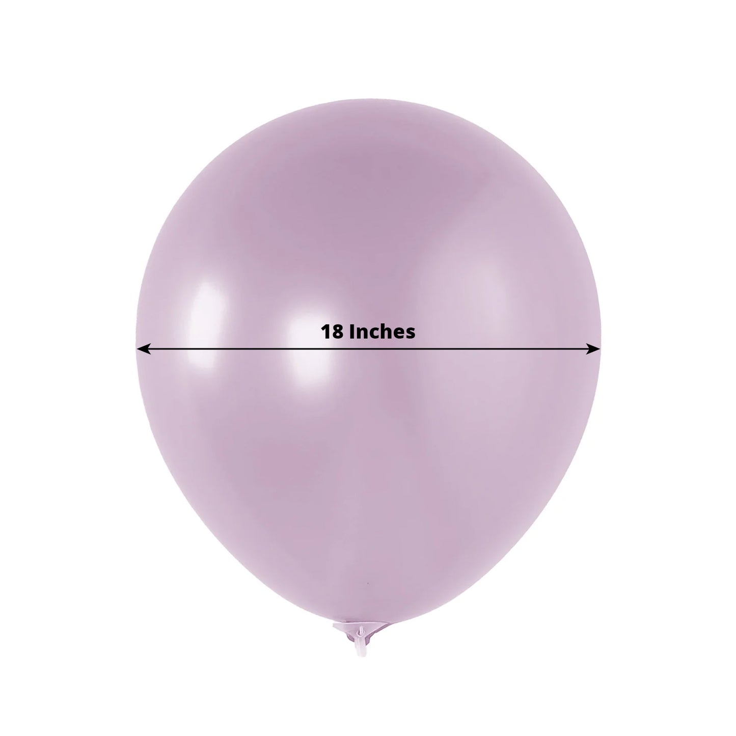 10 Pack Lavender Lilac Biodegradable Balloons, Eco-friendly Thickened Extra Strong Latex Helium Party Balloons - 18"