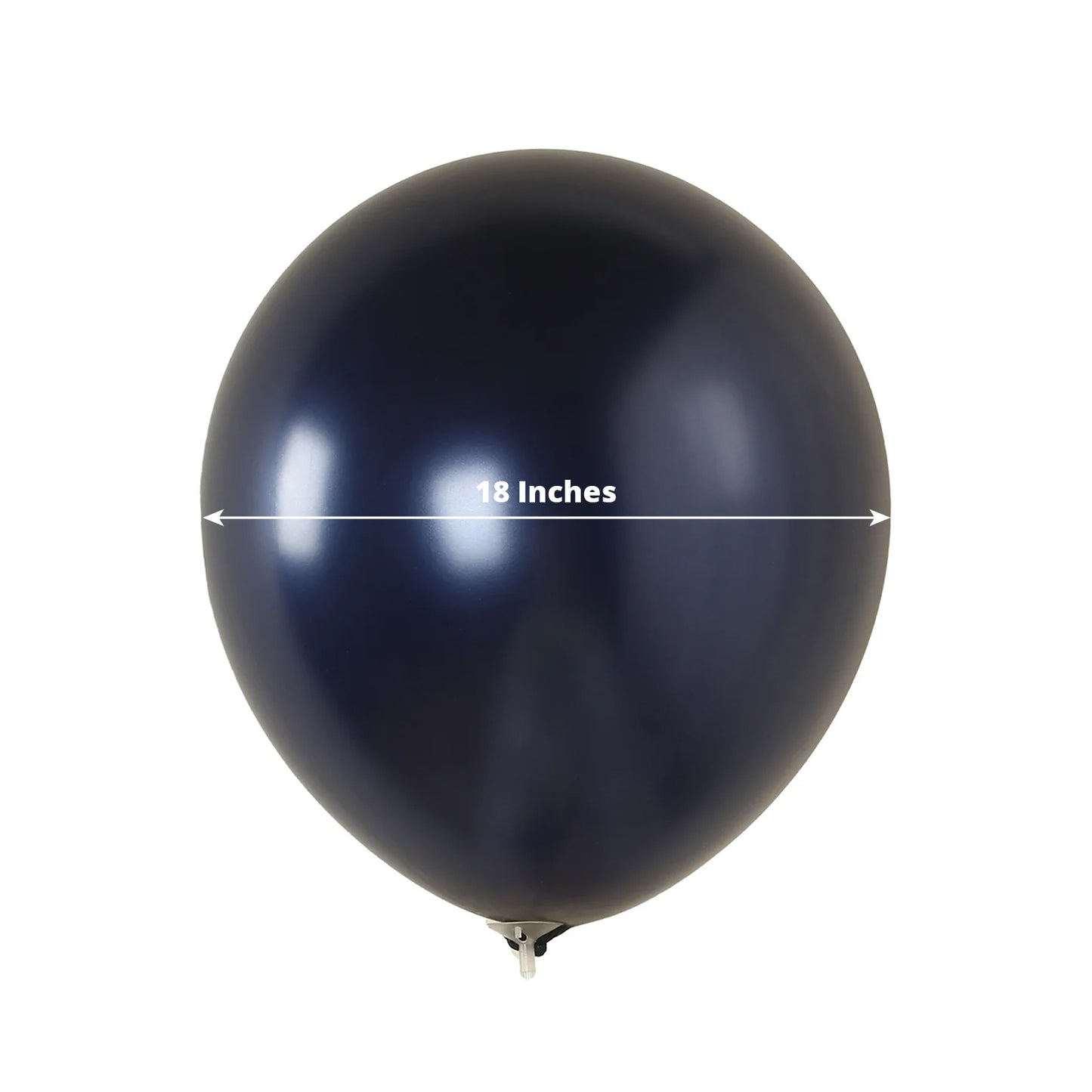 10 Pack Navy Blue Biodegradable Balloons, Eco-friendly Thickened Extra Strong Latex Helium Party Balloons - 18"