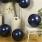 10 Pack Navy Blue Biodegradable Balloons, Eco-friendly Thickened Extra Strong Latex Helium Party Balloons - 18"