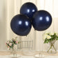 10 Pack Navy Blue Biodegradable Balloons, Eco-friendly Thickened Extra Strong Latex Helium Party Balloons - 18"