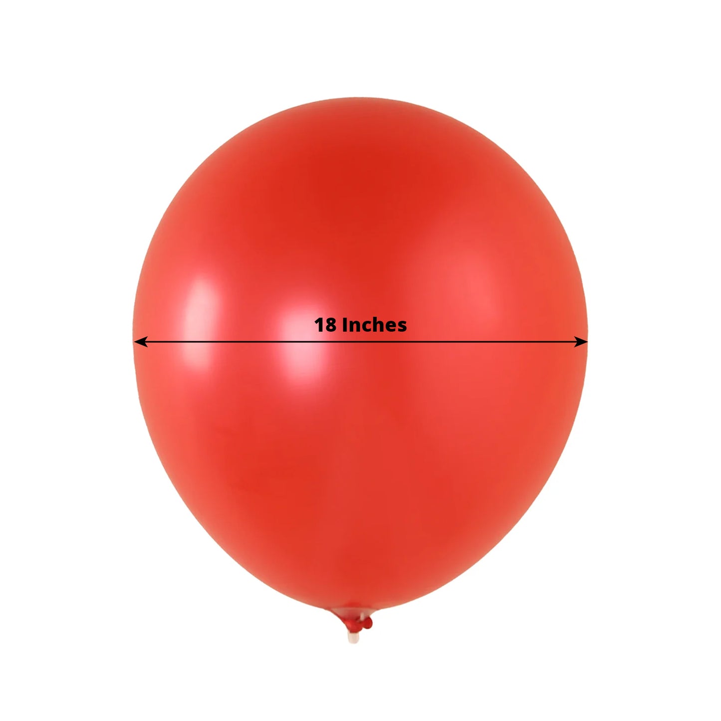 10 Pack Red Biodegradable Balloons, Eco-friendly Thickened Extra Strong Latex Helium Party Balloons - 18"