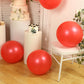 10 Pack Red Biodegradable Balloons, Eco-friendly Thickened Extra Strong Latex Helium Party Balloons - 18"