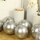 10 Pack Silver Biodegradable Balloons, Eco-friendly Thickened Extra Strong Latex Helium Party Balloons - 18"