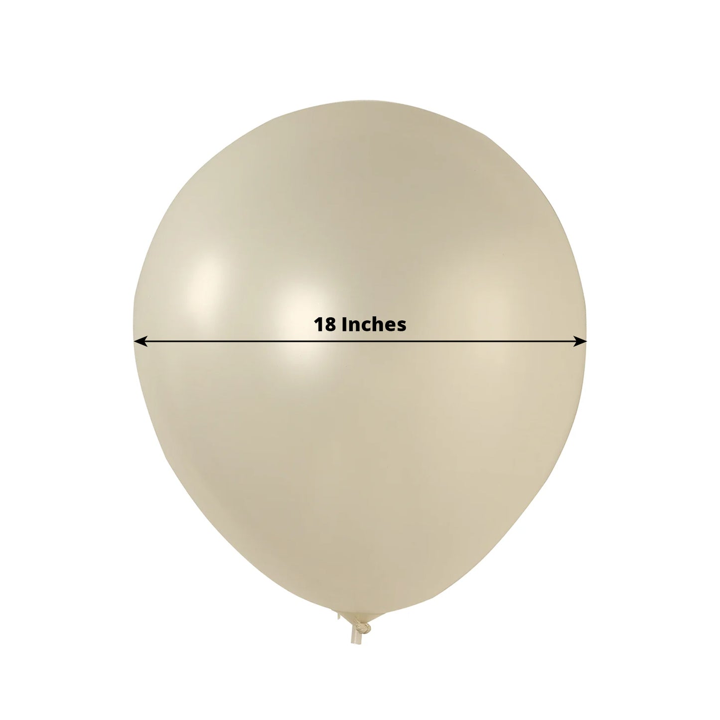 10 Pack White Biodegradable Balloons, Eco-friendly Thickened Extra Strong Latex Helium Party Balloons - 18"