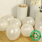 10 Pack White Biodegradable Balloons, Eco-friendly Thickened Extra Strong Latex Helium Party Balloons - 18"