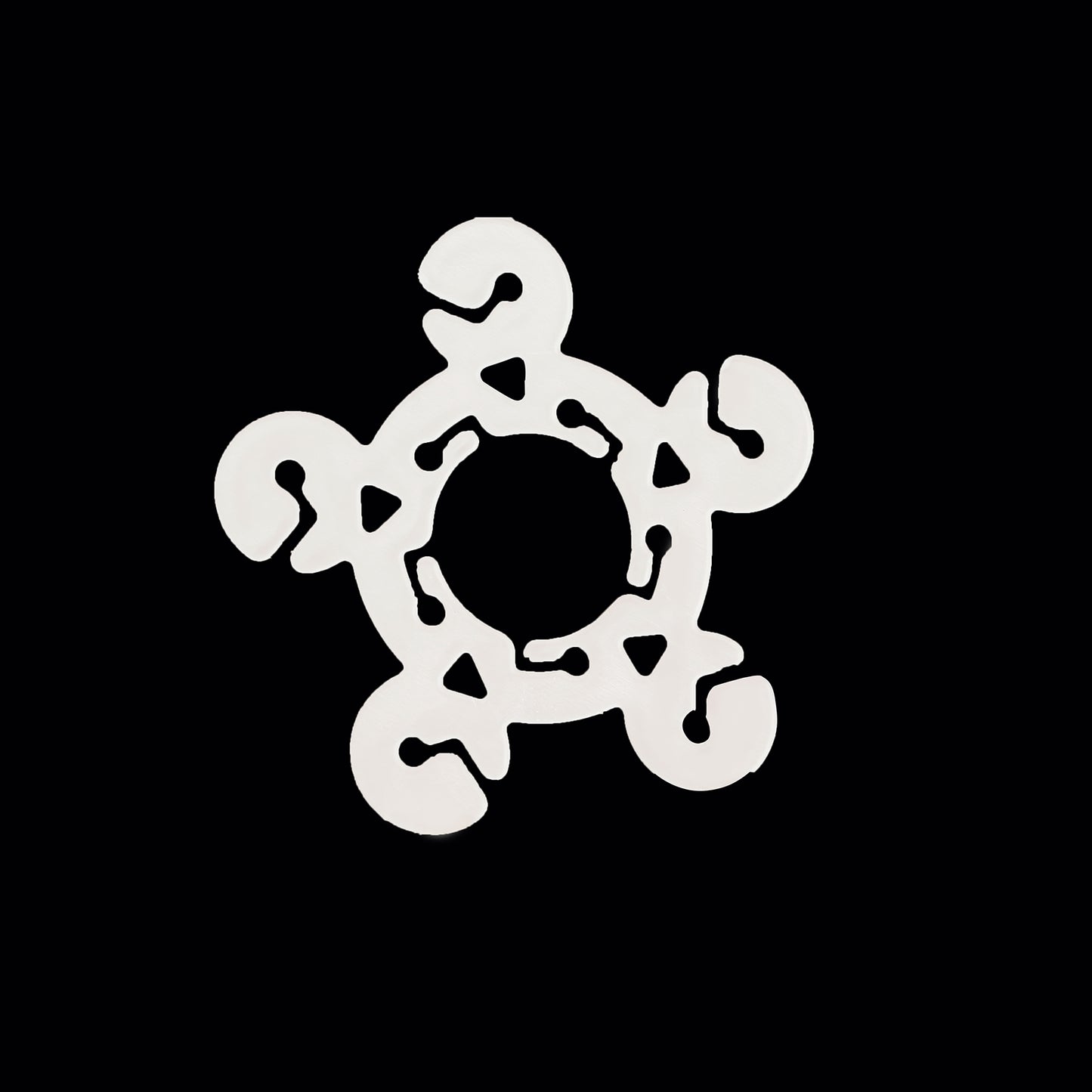 Clear Flower-Shaped Balloon Clip Connectors – 100 Pcs Plastic Clips for Balloon Arch, Garland & Party Decoration Supplies